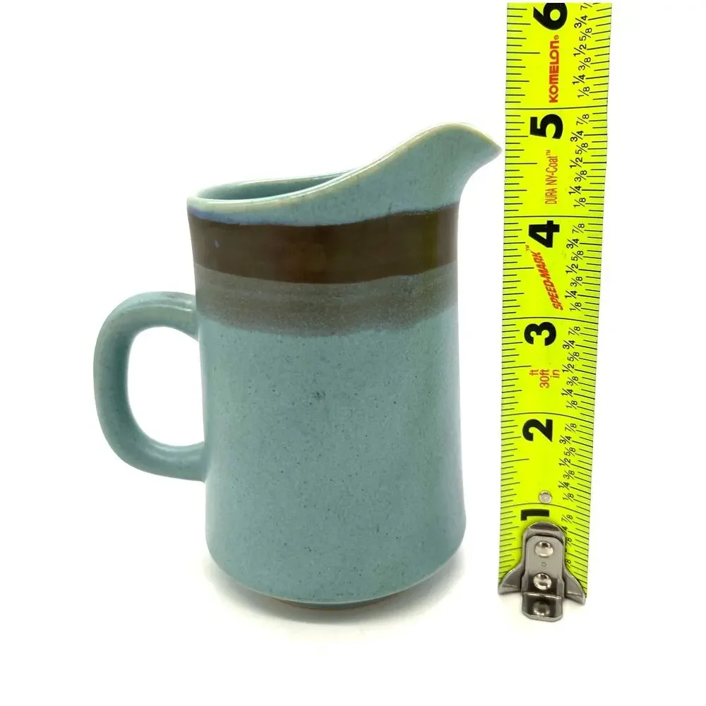 Vintage Arrow Stone Navajo Blue Stoneware Creamer